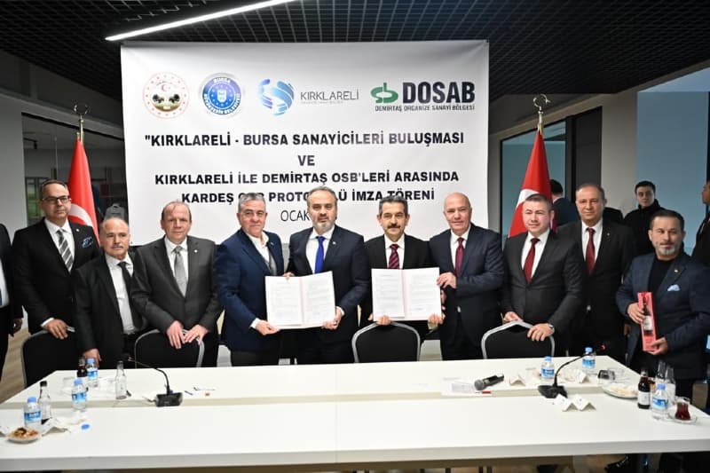 DOSAB ve Kırklareli OSB kardeş oldu!
