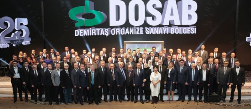 DOSAB`IN 25.YILI MUHTEŞEM BİR GECEYLE KUTLANDI