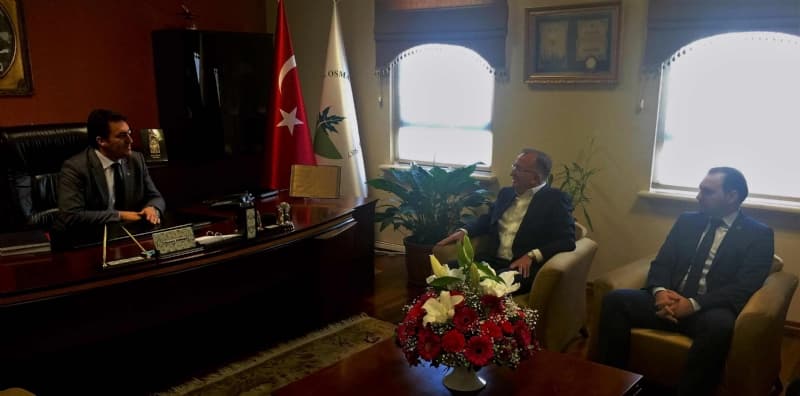 MUSTAFA DÜNDAR VE MUSTAFA BOZBEY`E ZİYARET
